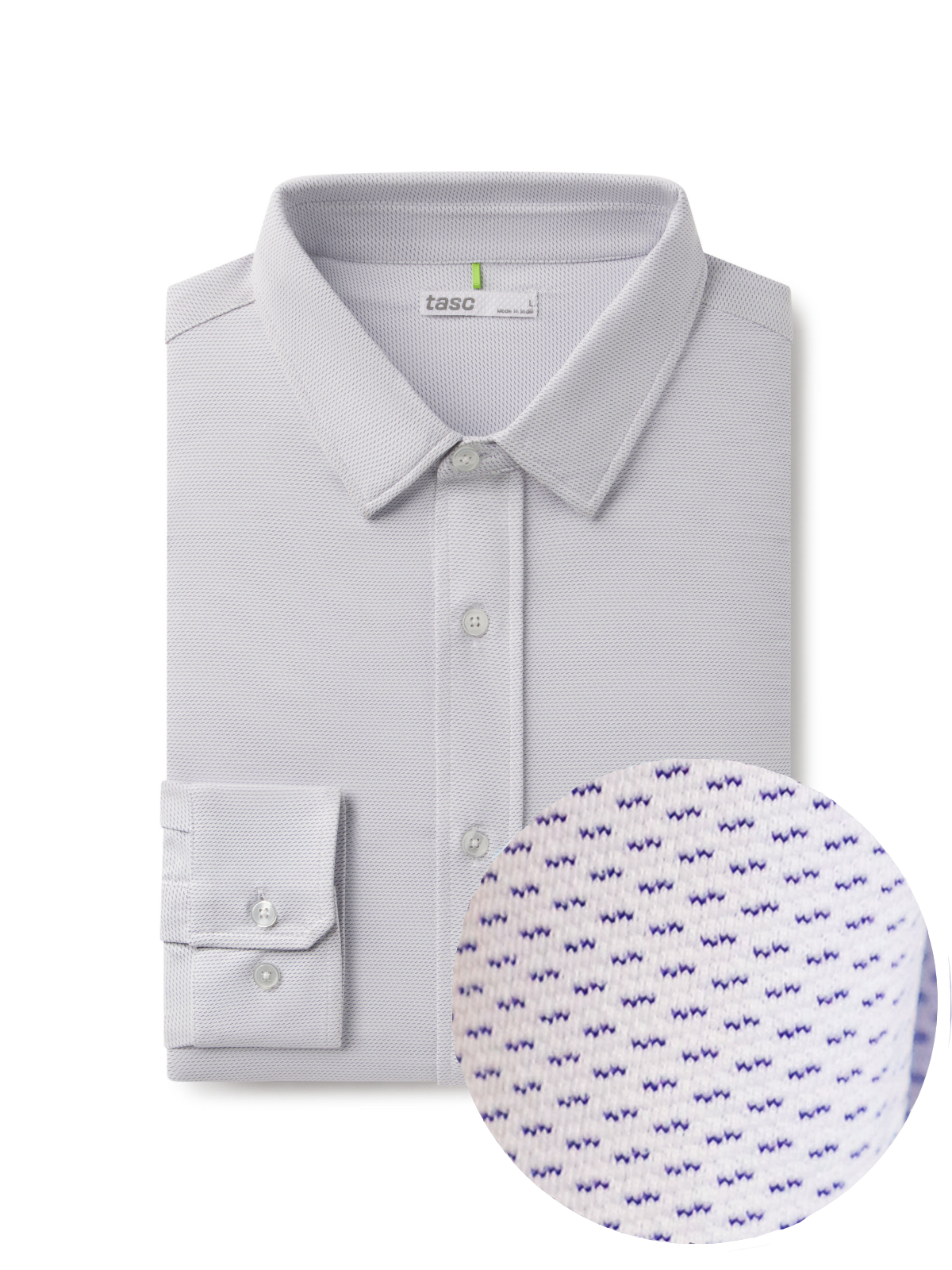 Wayfarer Classic Fit Knit Button Down - Iris Birdseye