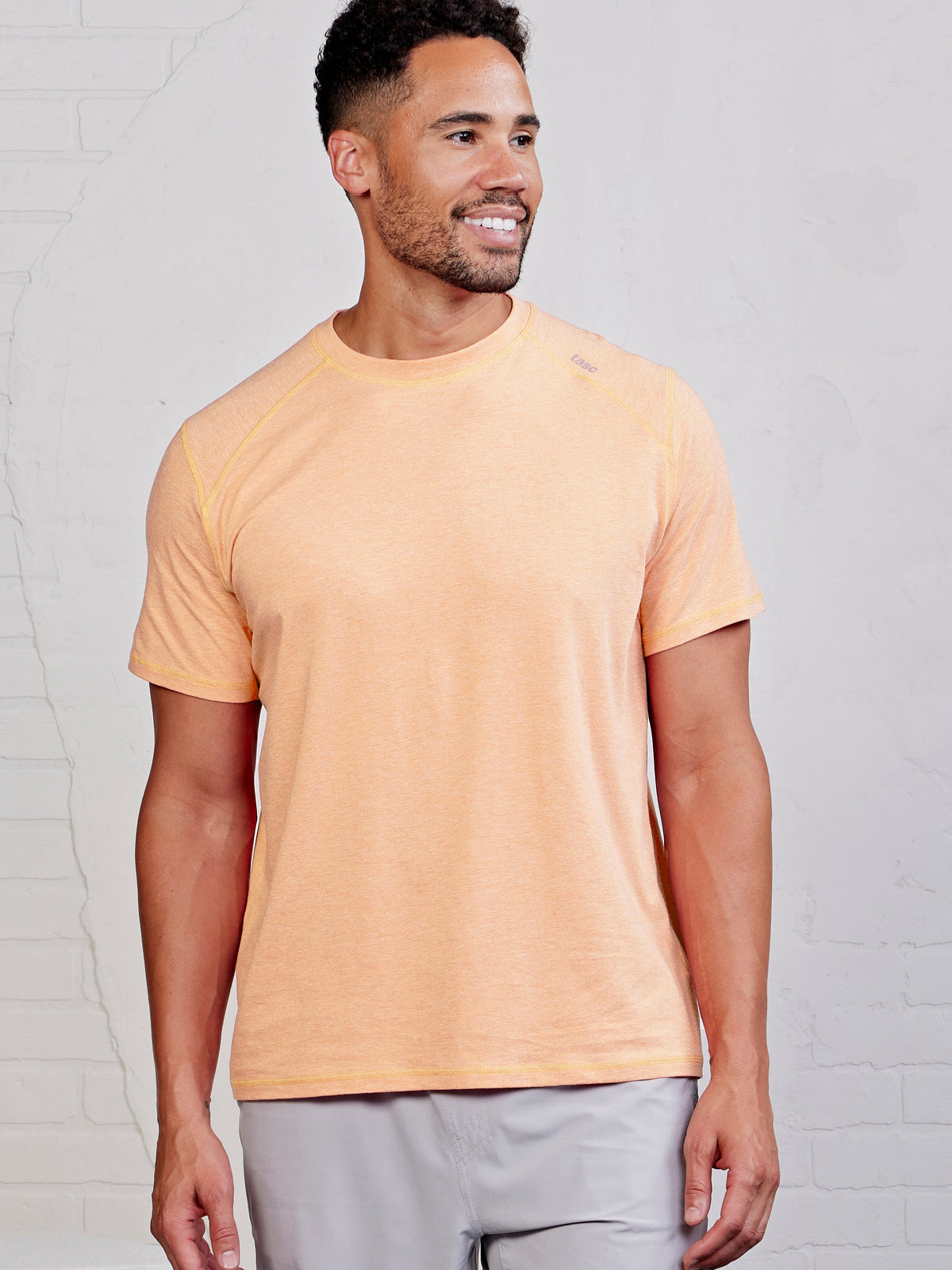 Carrollton T-Shirt Jaspe - Papaya Jaspe