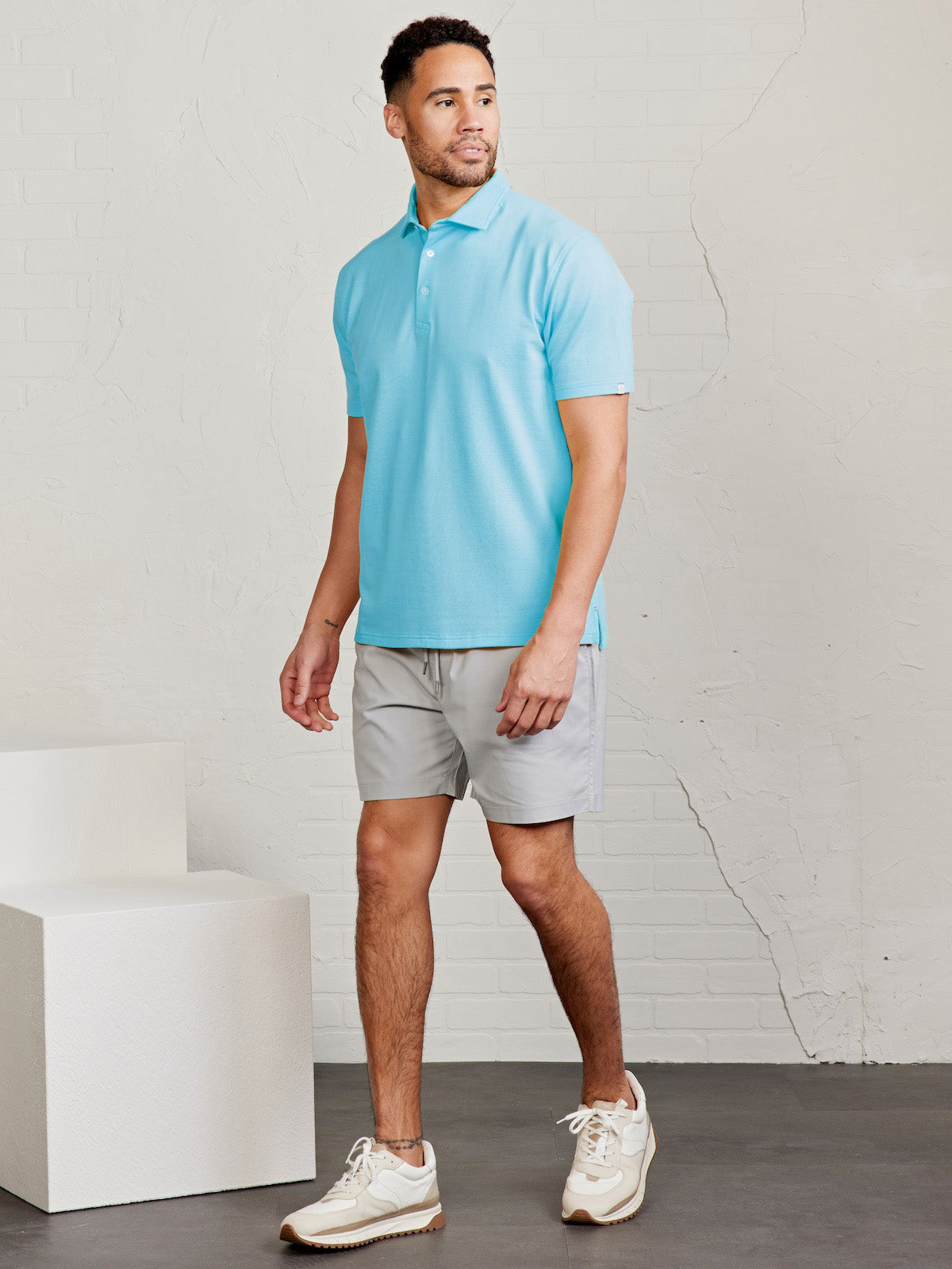 Sea Island Pique Polo - Waves