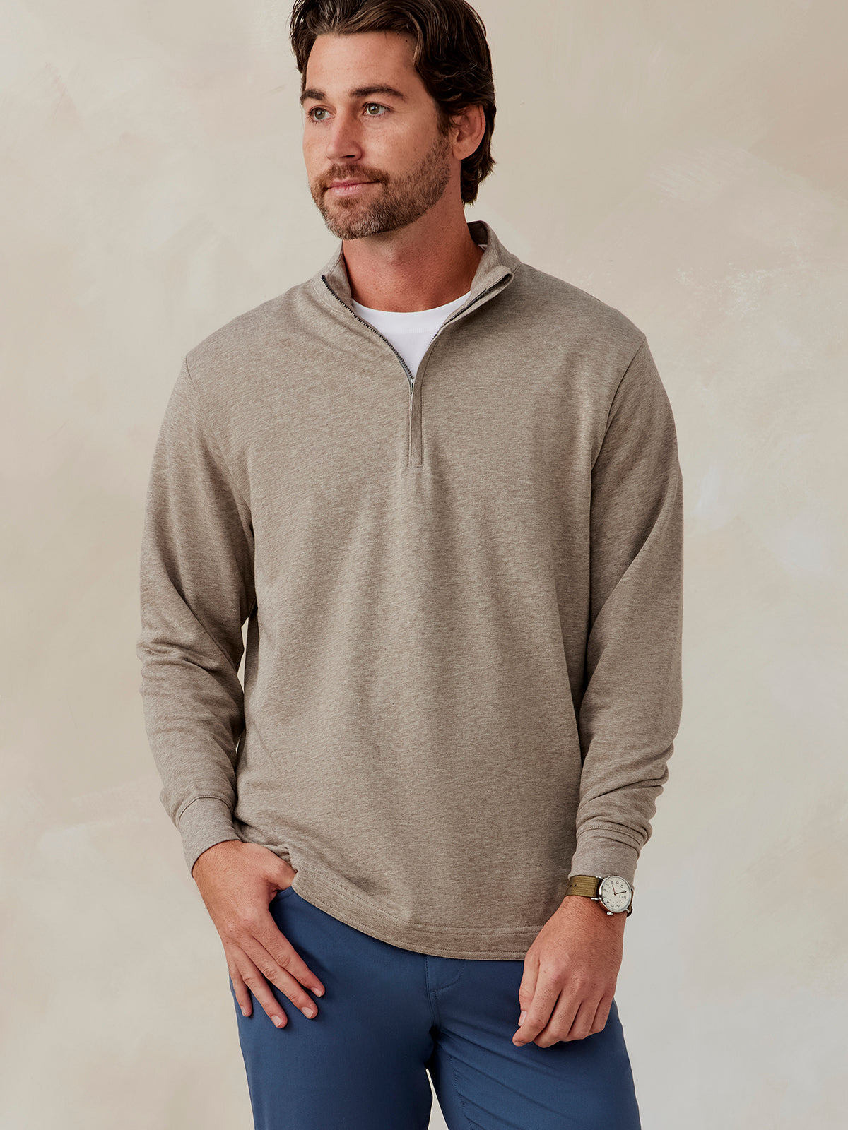 Stadium French Terry Quarter Zip