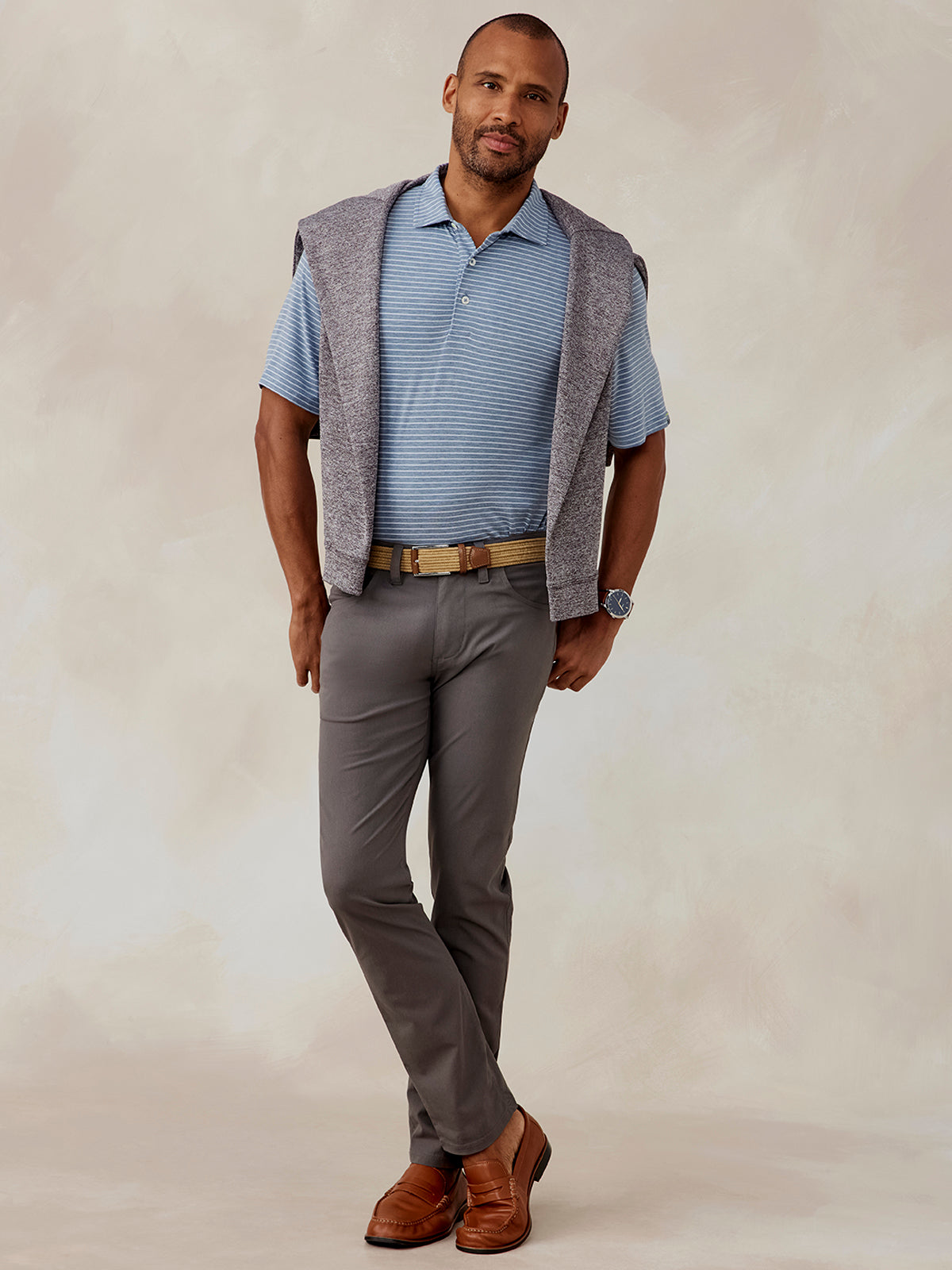 Cloud Polo - Brookline Stripe