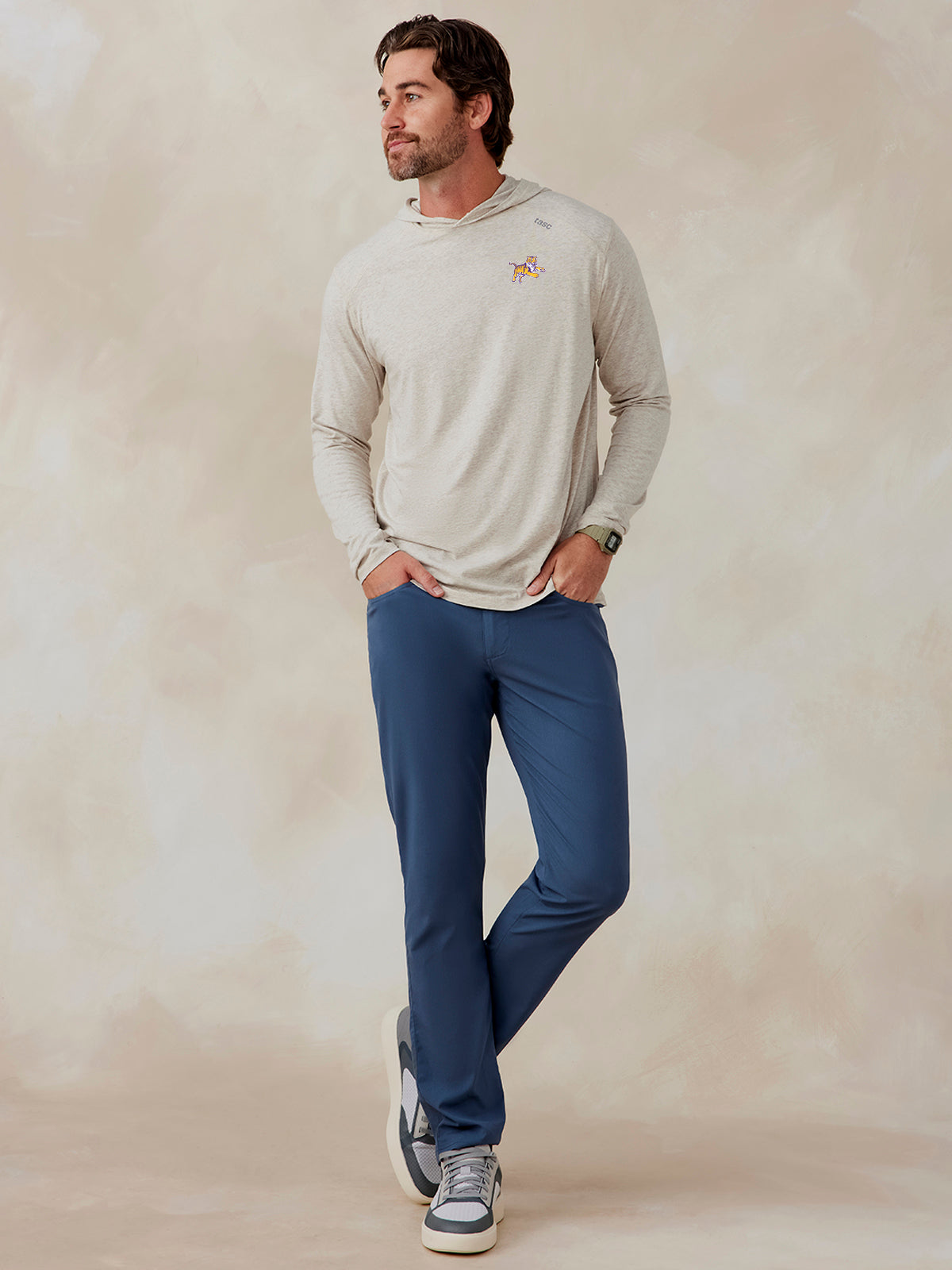 Carrollton Lightweight Hoodie - Oatmeal Heather