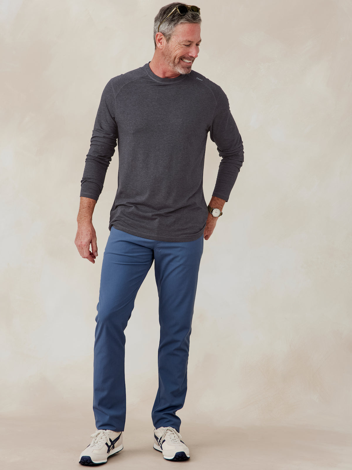 Carrollton Long Sleeve T-Shirt - Cinder