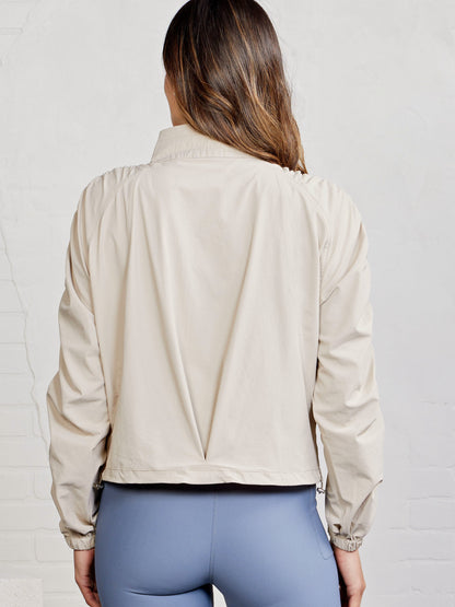 Jet Set Ruched Windbreaker