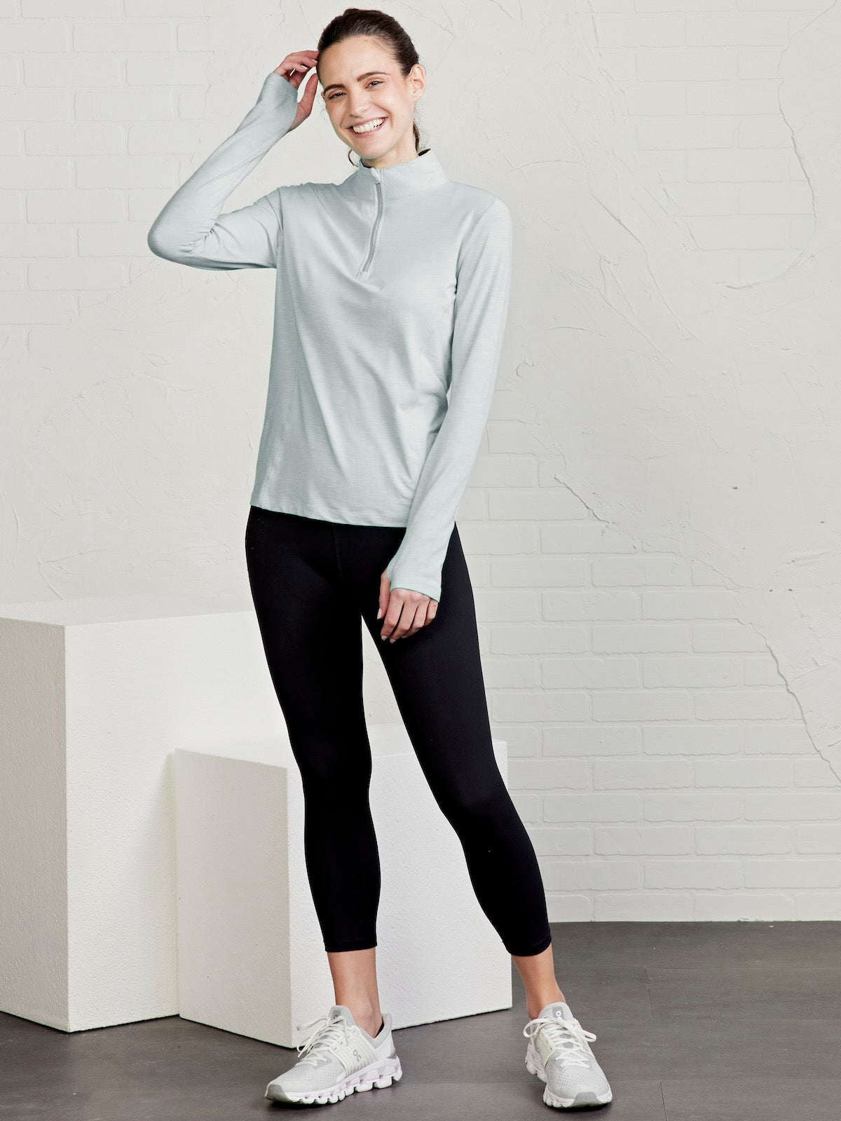 Recess Quarter Zip - Perfect Gray Heather