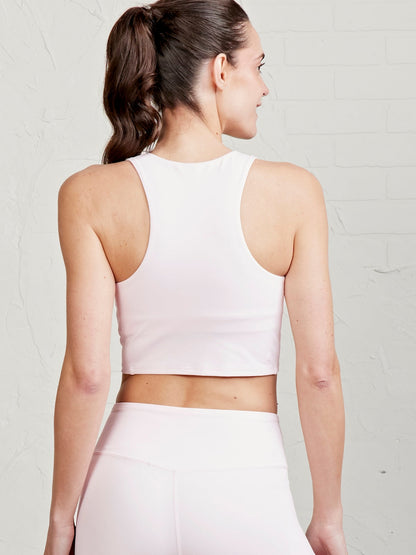 Sculptive Crop Tank with Built-in Bra