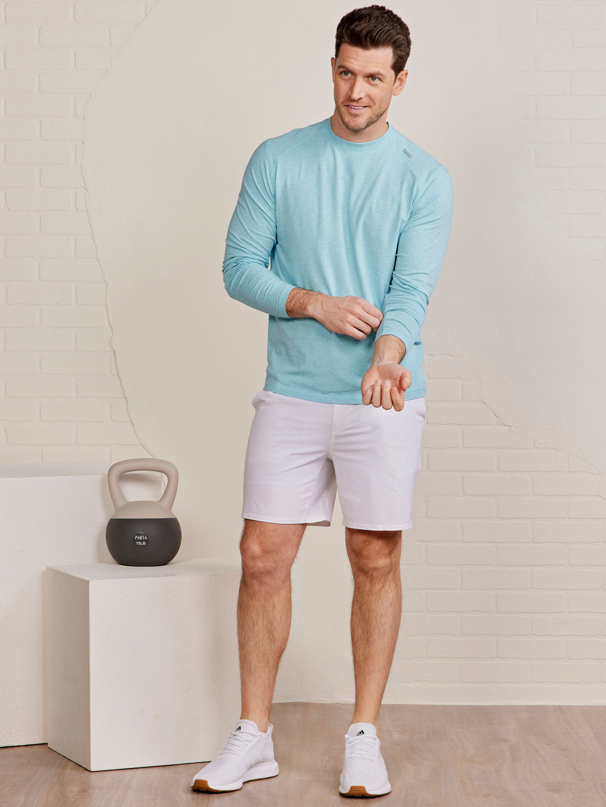 Carrollton Long Sleeve T-Shirt - Waterfall Heather