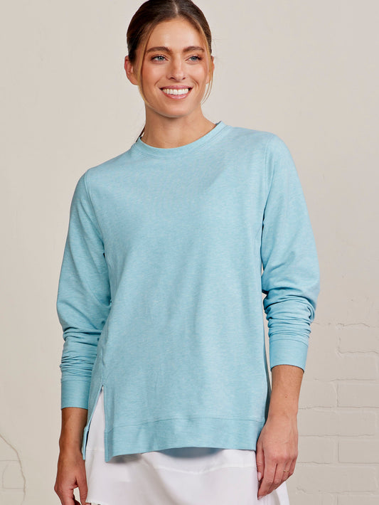 Riverwalk French Terry Sweatshirt - Waterfall Heather