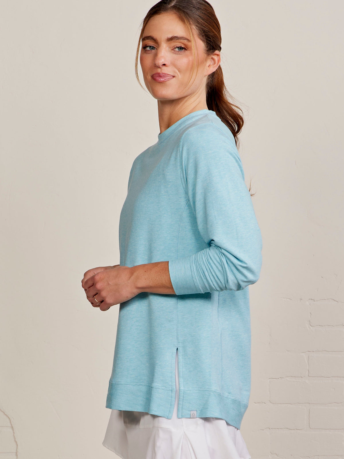 Riverwalk French Terry Sweatshirt - Waterfall Heather