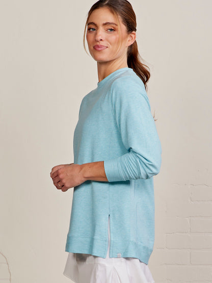 Riverwalk French Terry Sweatshirt - Waterfall Heather