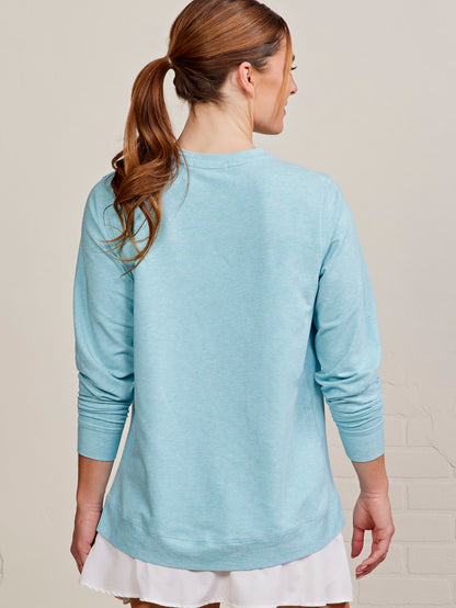 Riverwalk French Terry Sweatshirt - Waterfall Heather