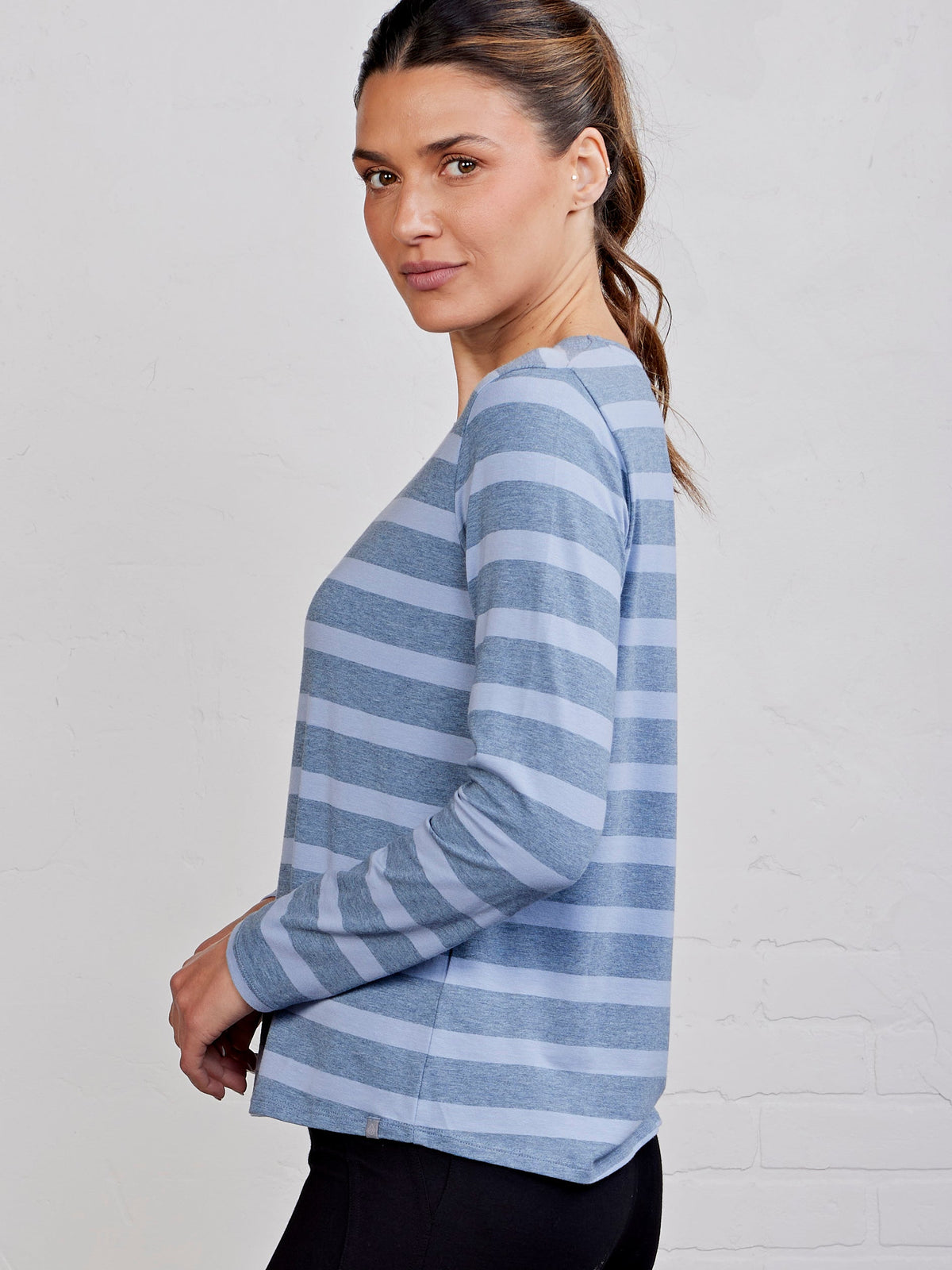 All Day Long Sleeve T-Shirt - Stripe