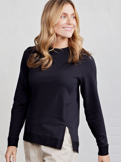 Riverwalk French Terry Sweatshirt - Black