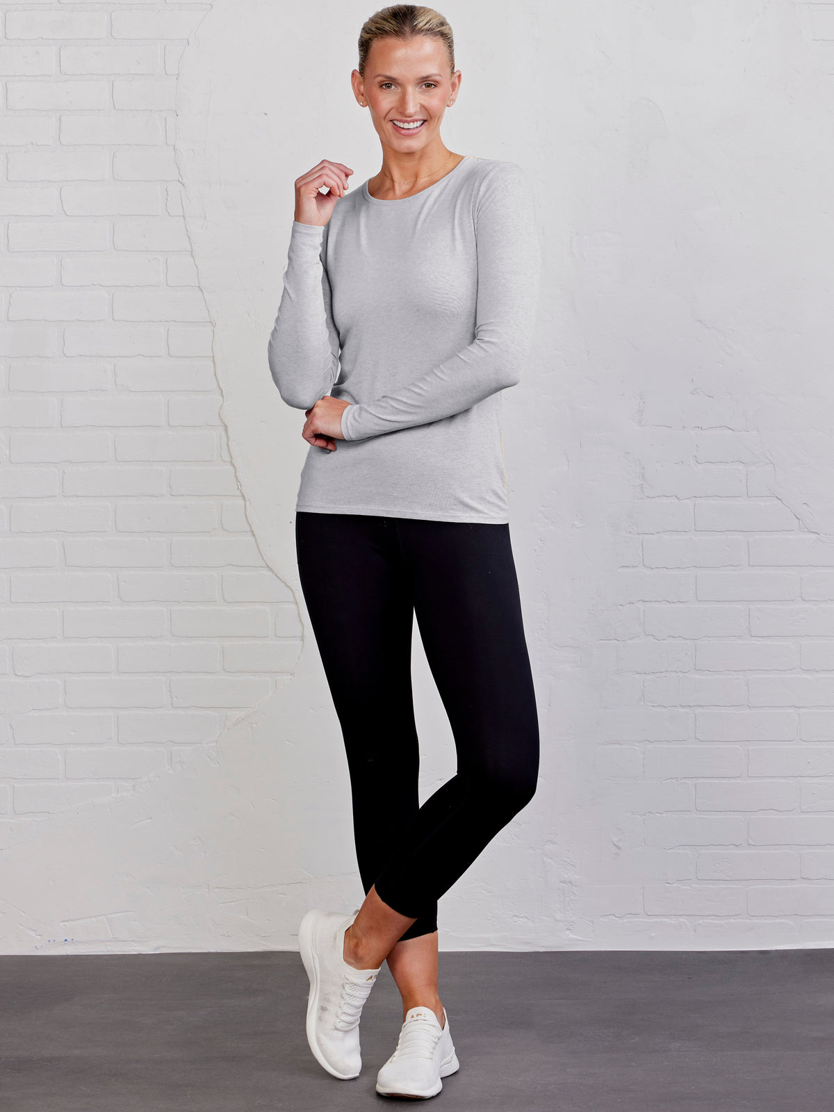 NOLA Long Sleeve T-Shirt - Perfect Gray Heather