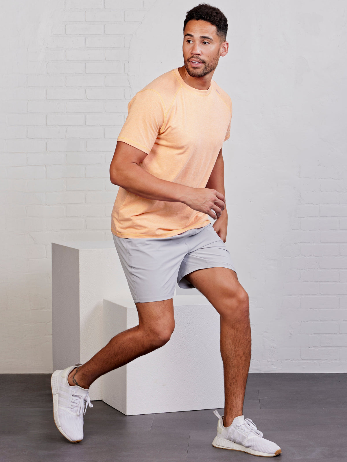 Carrollton T-Shirt Jaspe - Papaya Jaspe