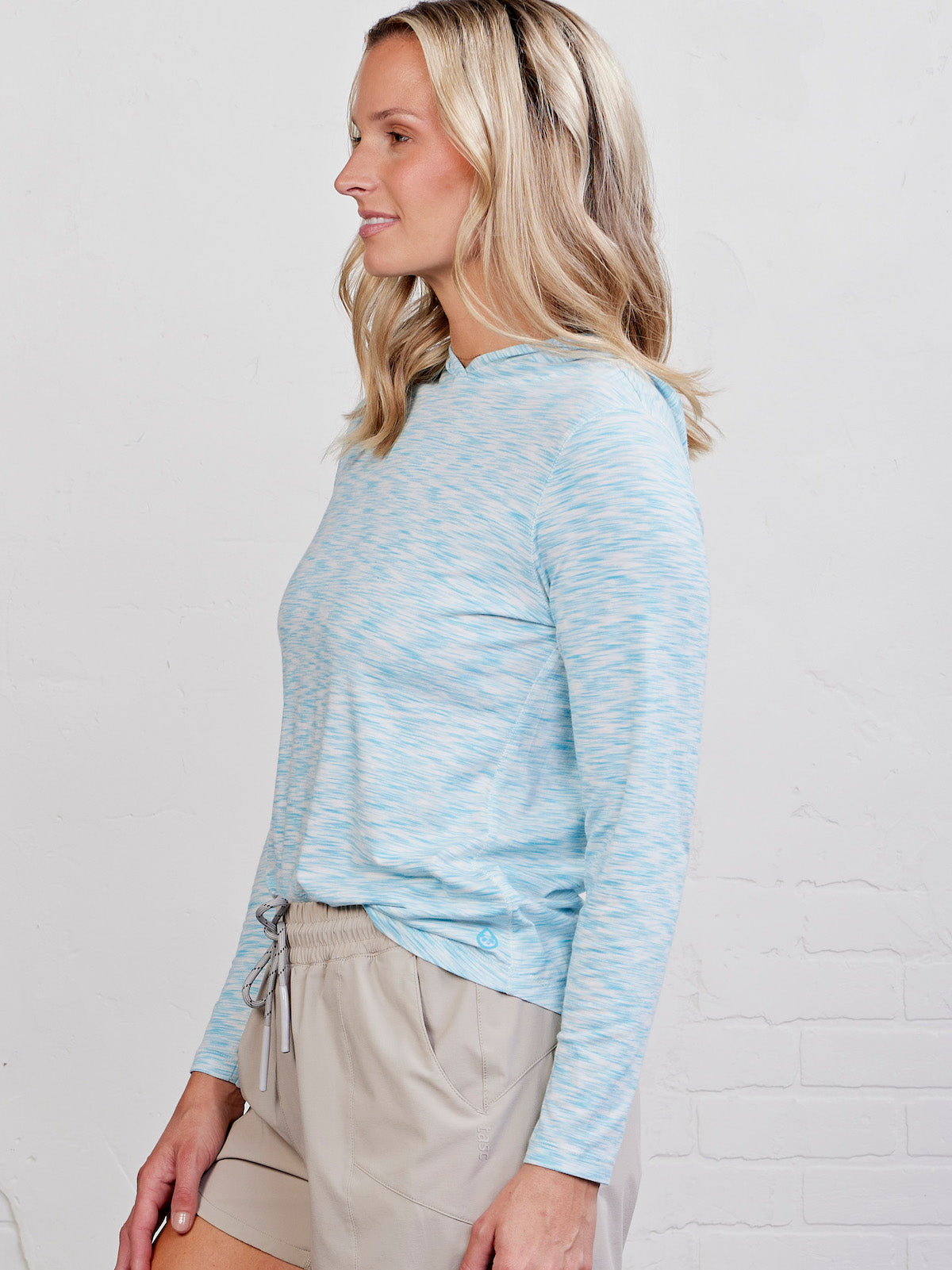 Recess Lightweight Hoodie - Waves Space Dye