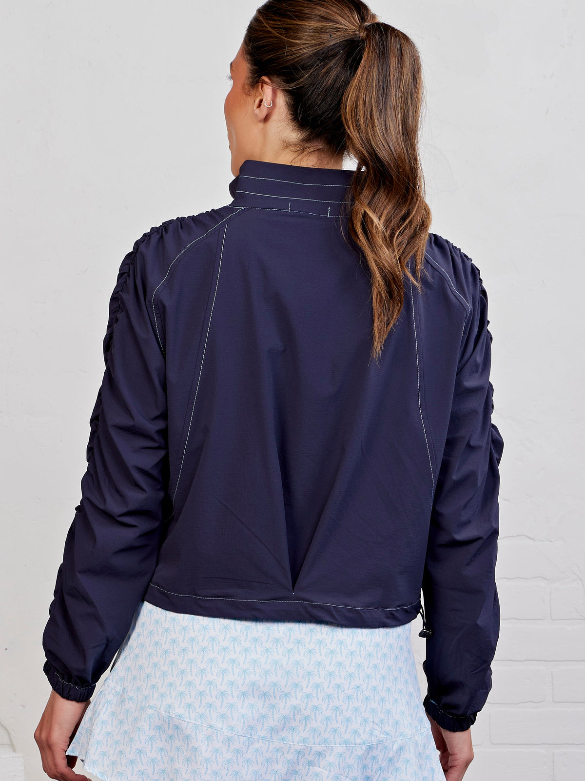 Jet Set Ruched Windbreaker
