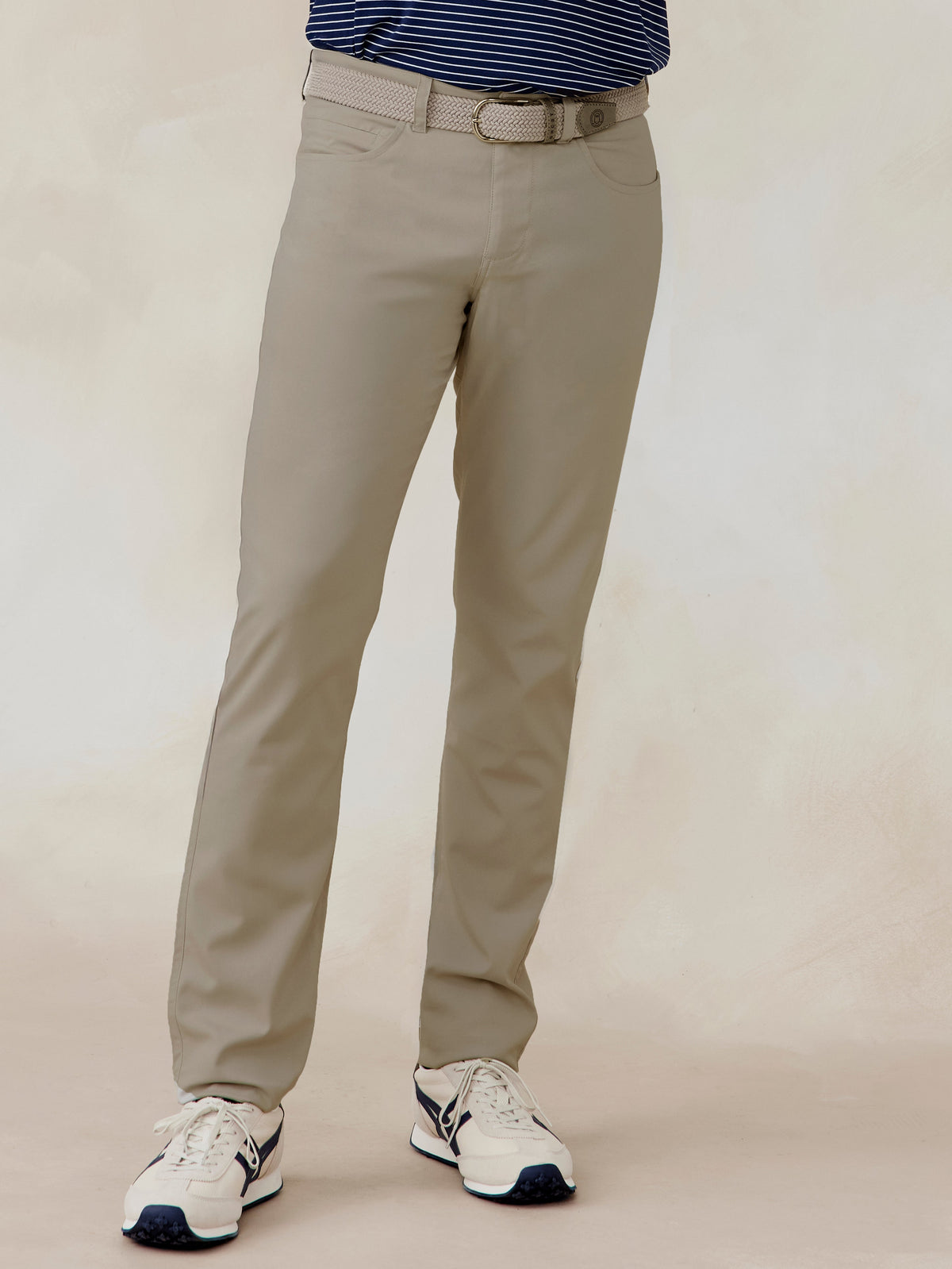 Motion Pant Tailored Fit - Mid-Khaki