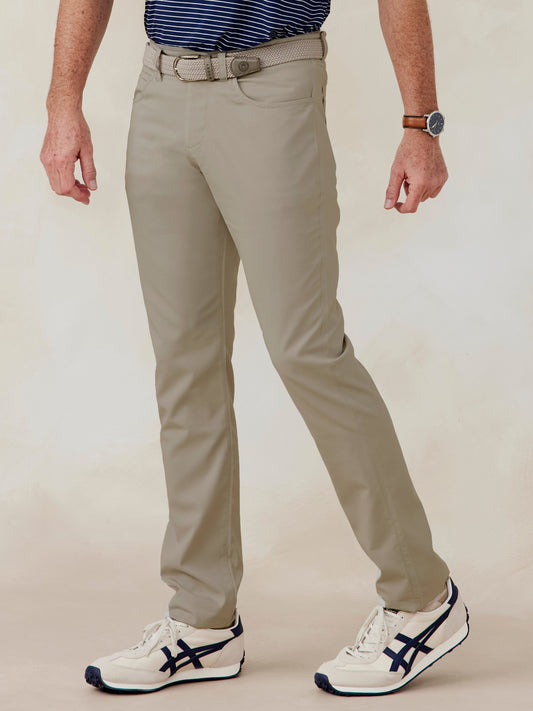 Motion Pant Tailored Fit - Mid-Khaki