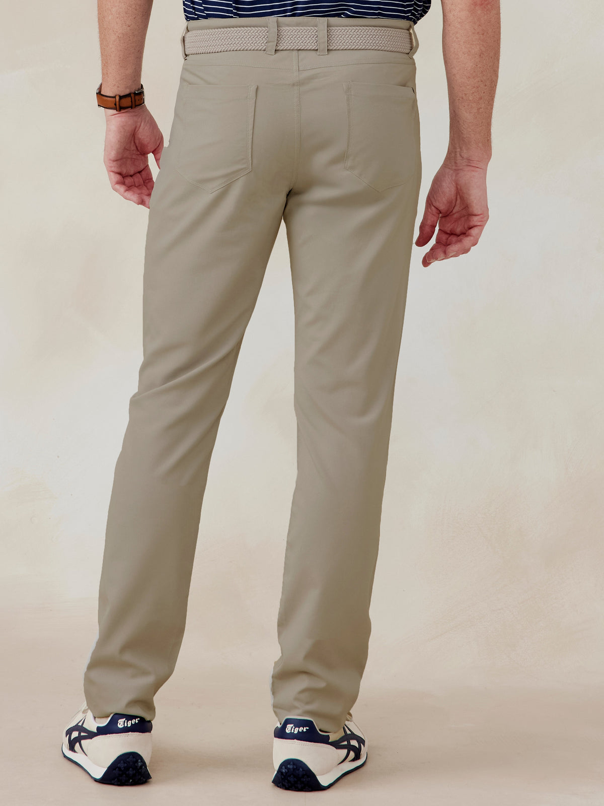 Motion Pant Tailored Fit - Mid-Khaki
