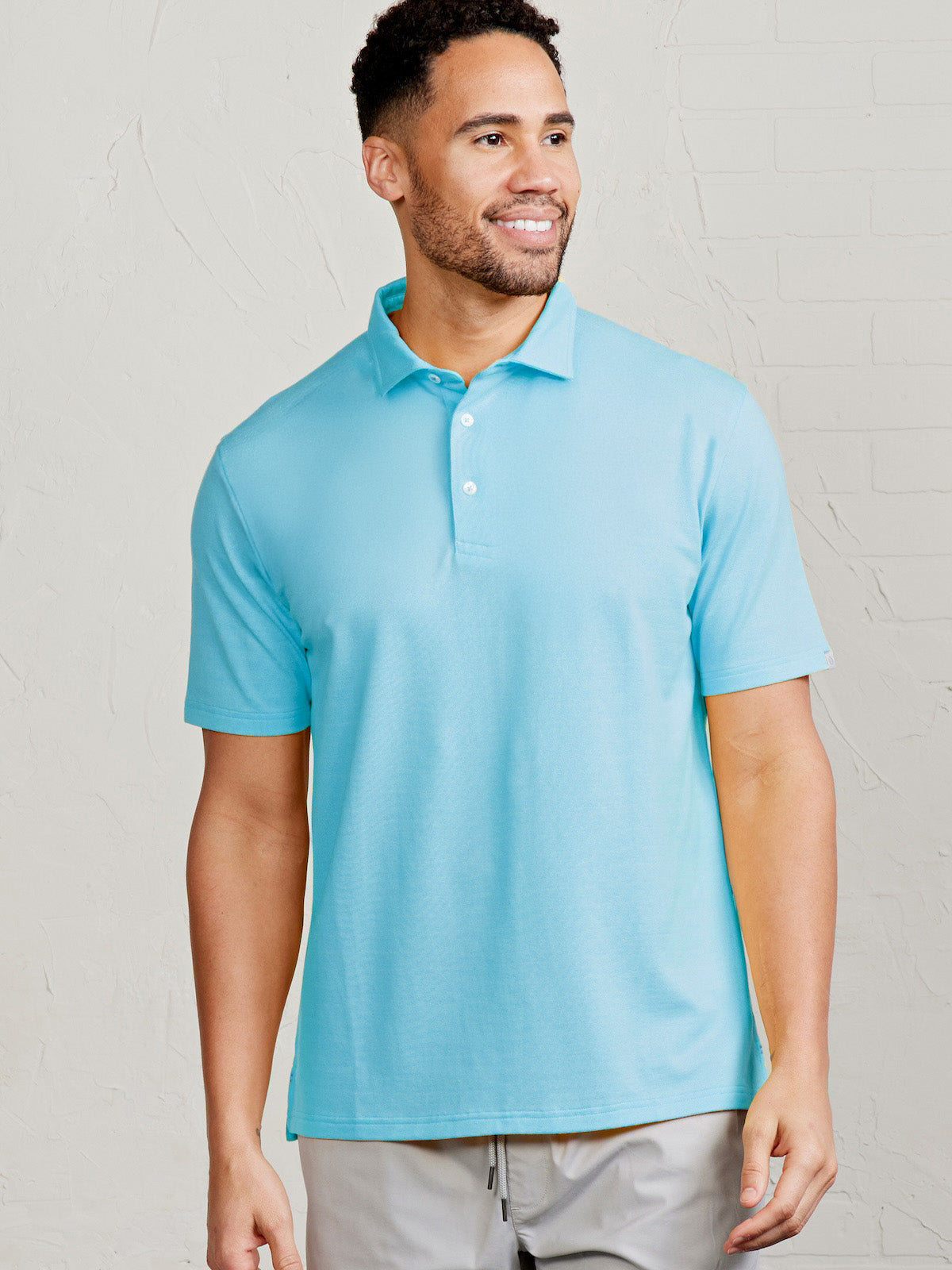 Sea Island Pique Polo - Waves