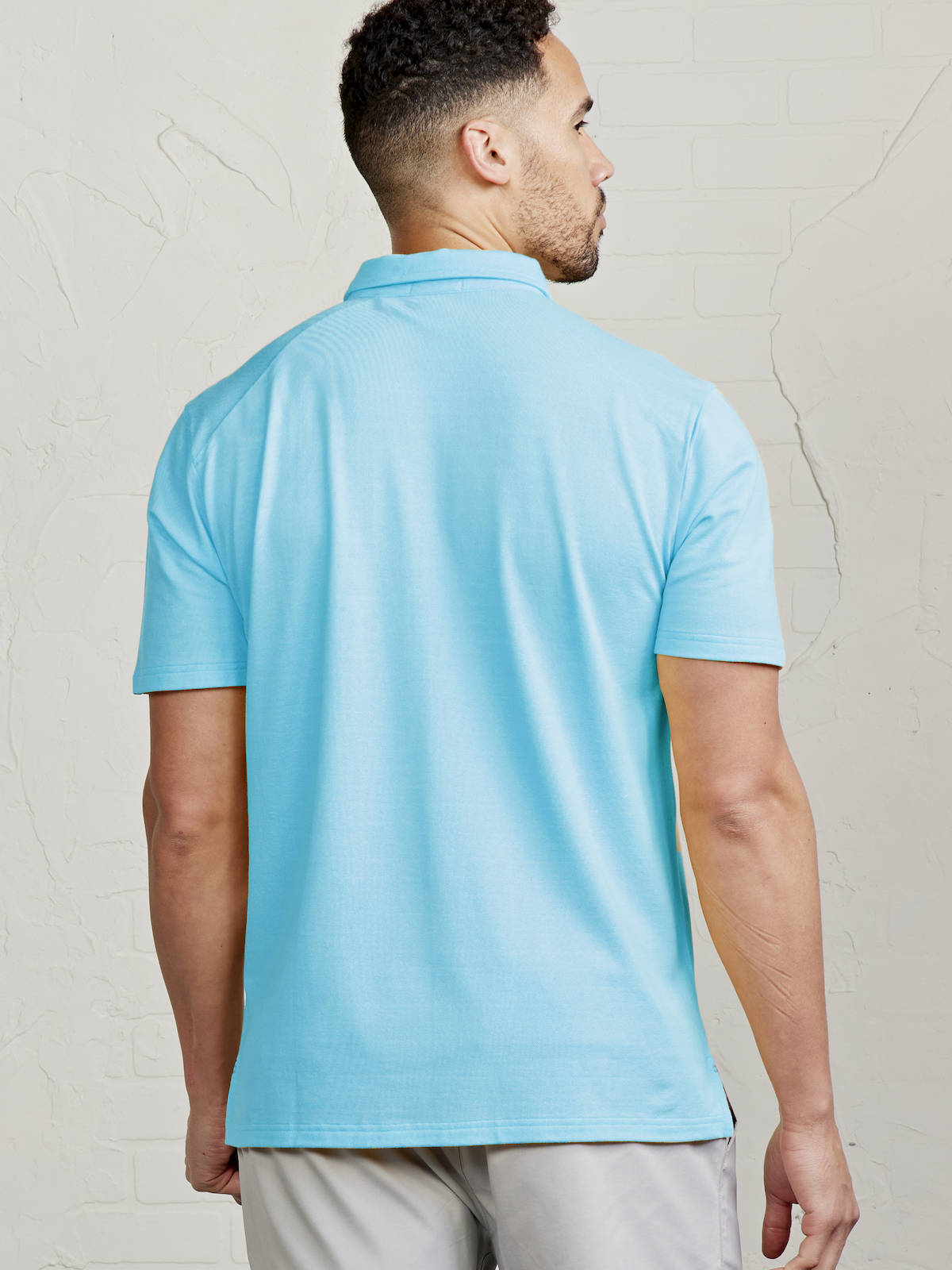 Sea Island Pique Polo - Waves