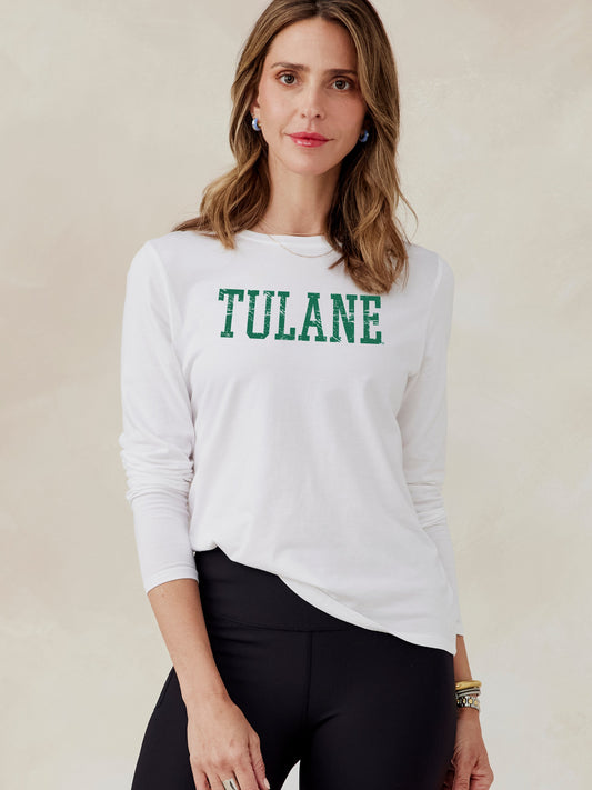 All Day Long Sleeve T-Shirt - White