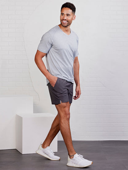 Carrollton V-Neck T-Shirt - Perfect Gray Heather