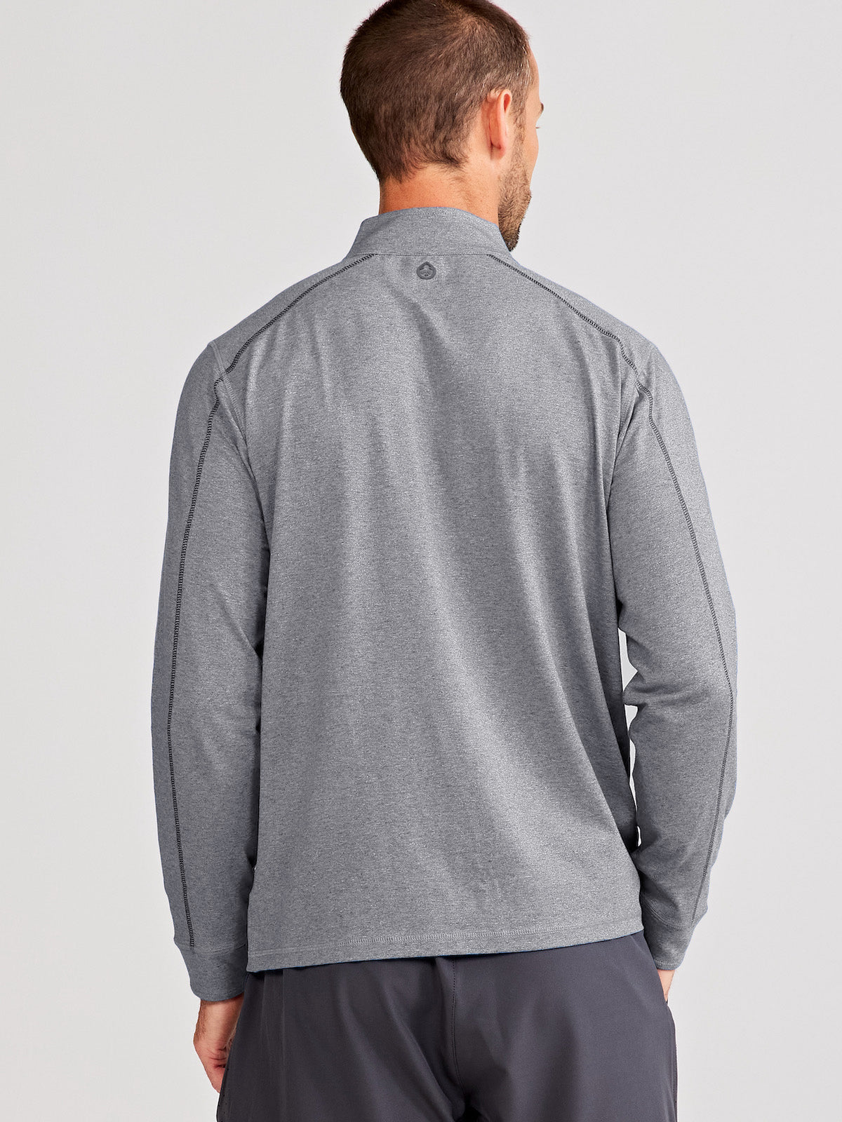 Carrollton Lightweight Quarter Zip - Jaspe