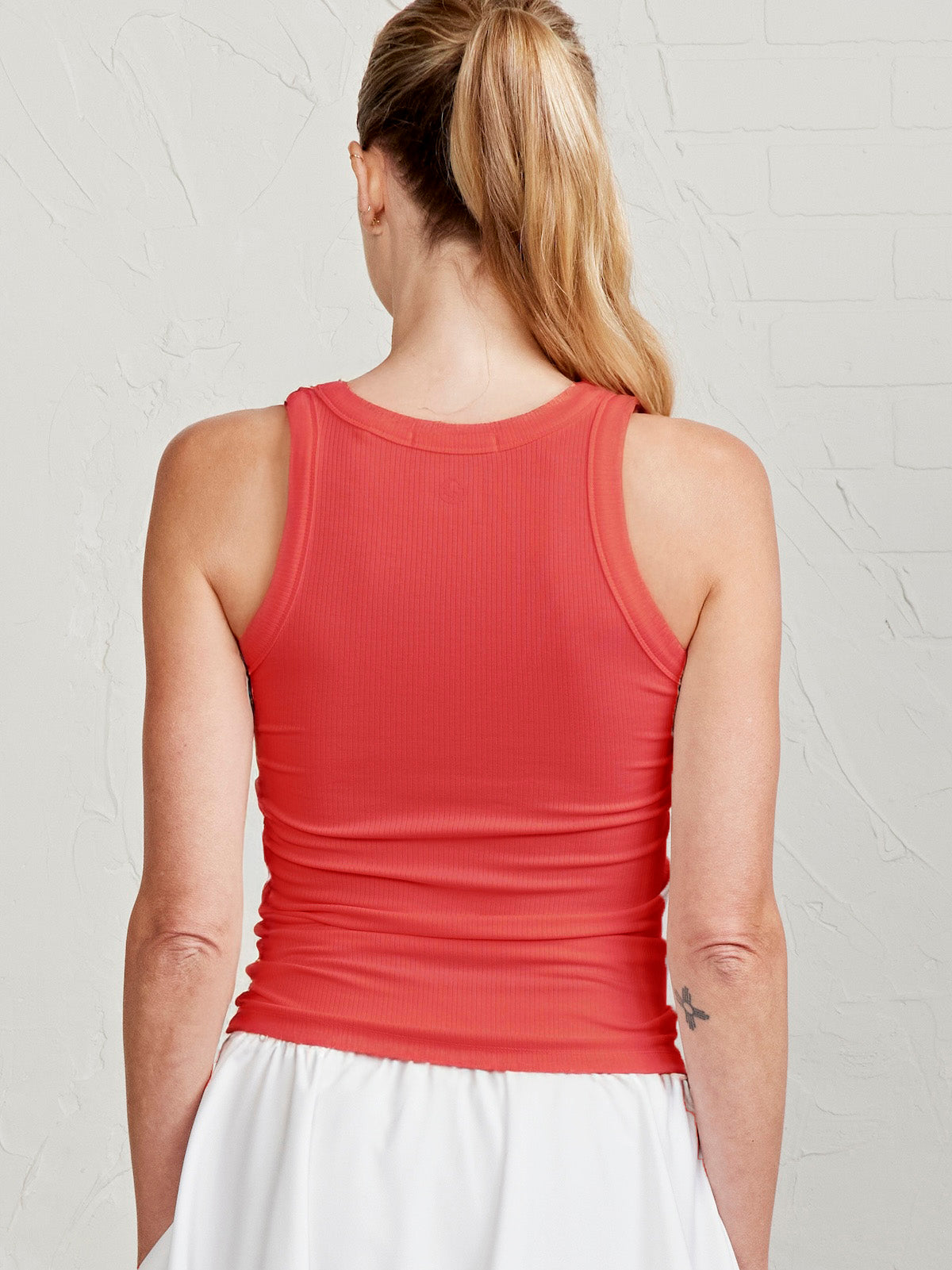 MicroLuxe Rib Tank - Racing Red