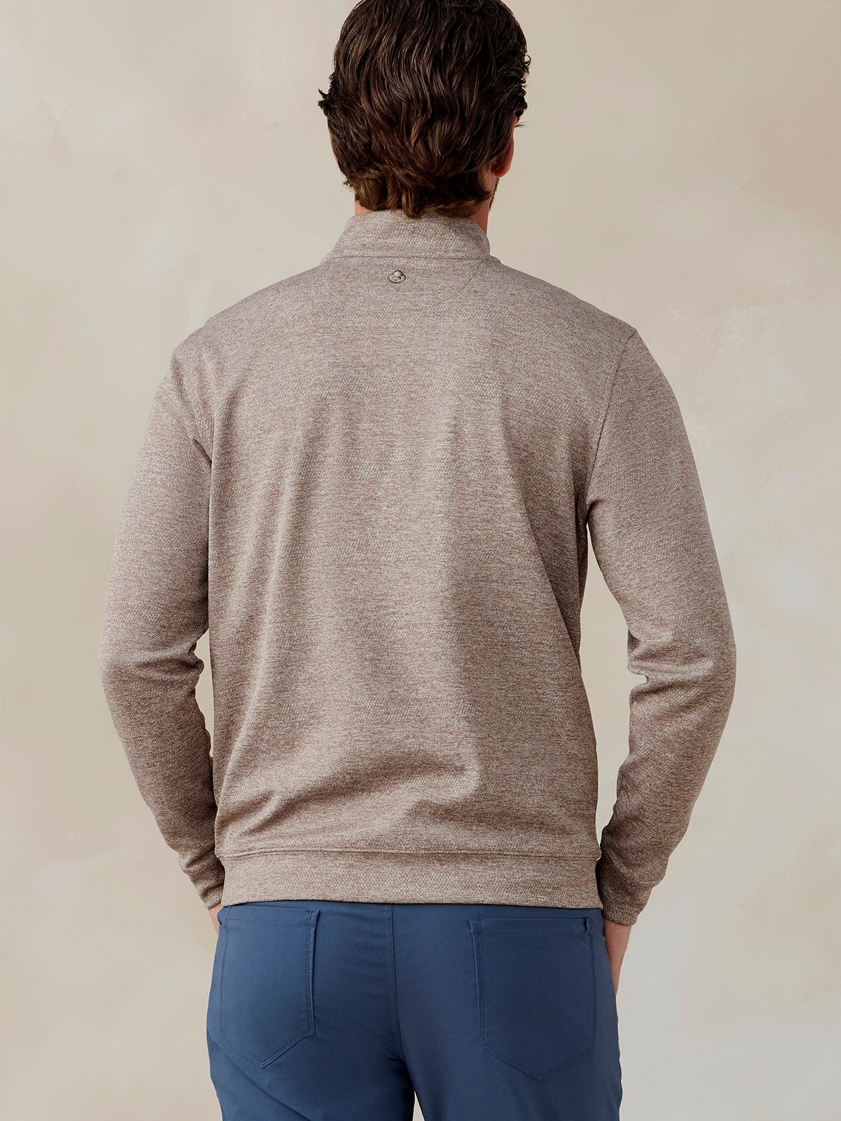 Crest Jacquard Quarter Zip