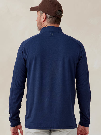 Carrollton Lightweight Quarter Zip - Classic Navy