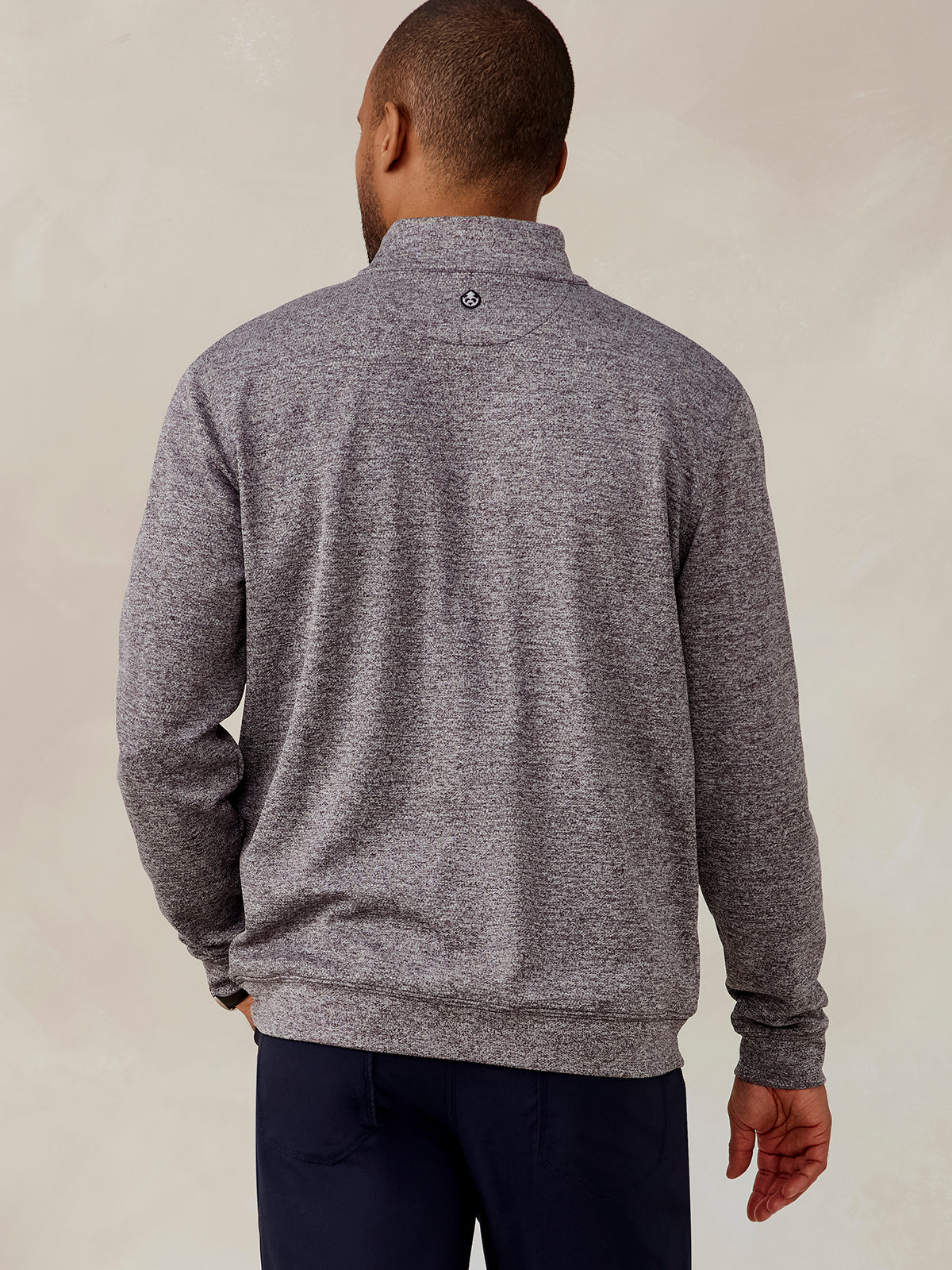 Crest Jacquard Quarter Zip