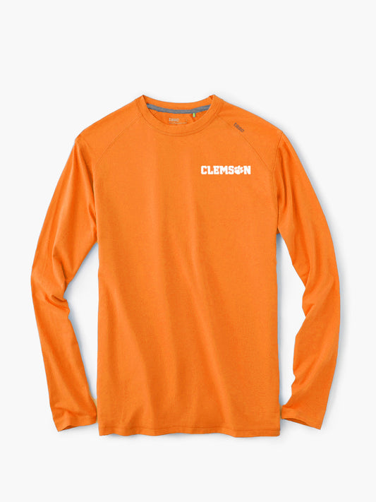 Carrollton Long Sleeve Fitness T-Shirt - Orange C