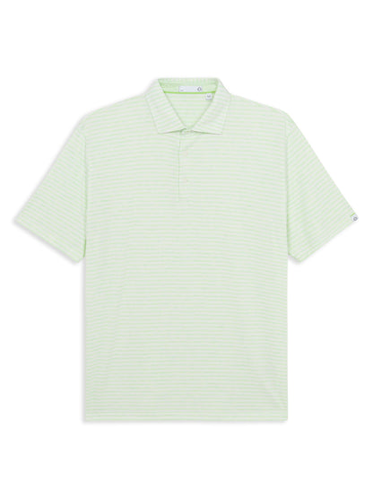Cloud Polo Air Stripe - Aloe Heather/White