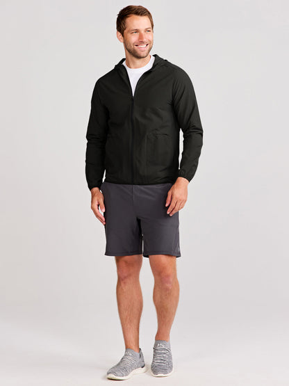 Swift Lightweight Hooded Windbreaker Jacket