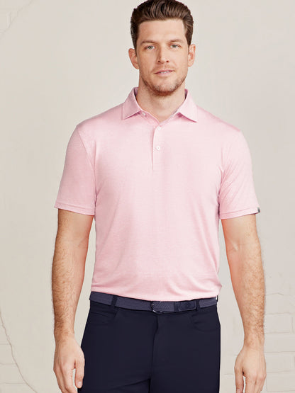 Cloud Polo - Pink Grapefruit Heather