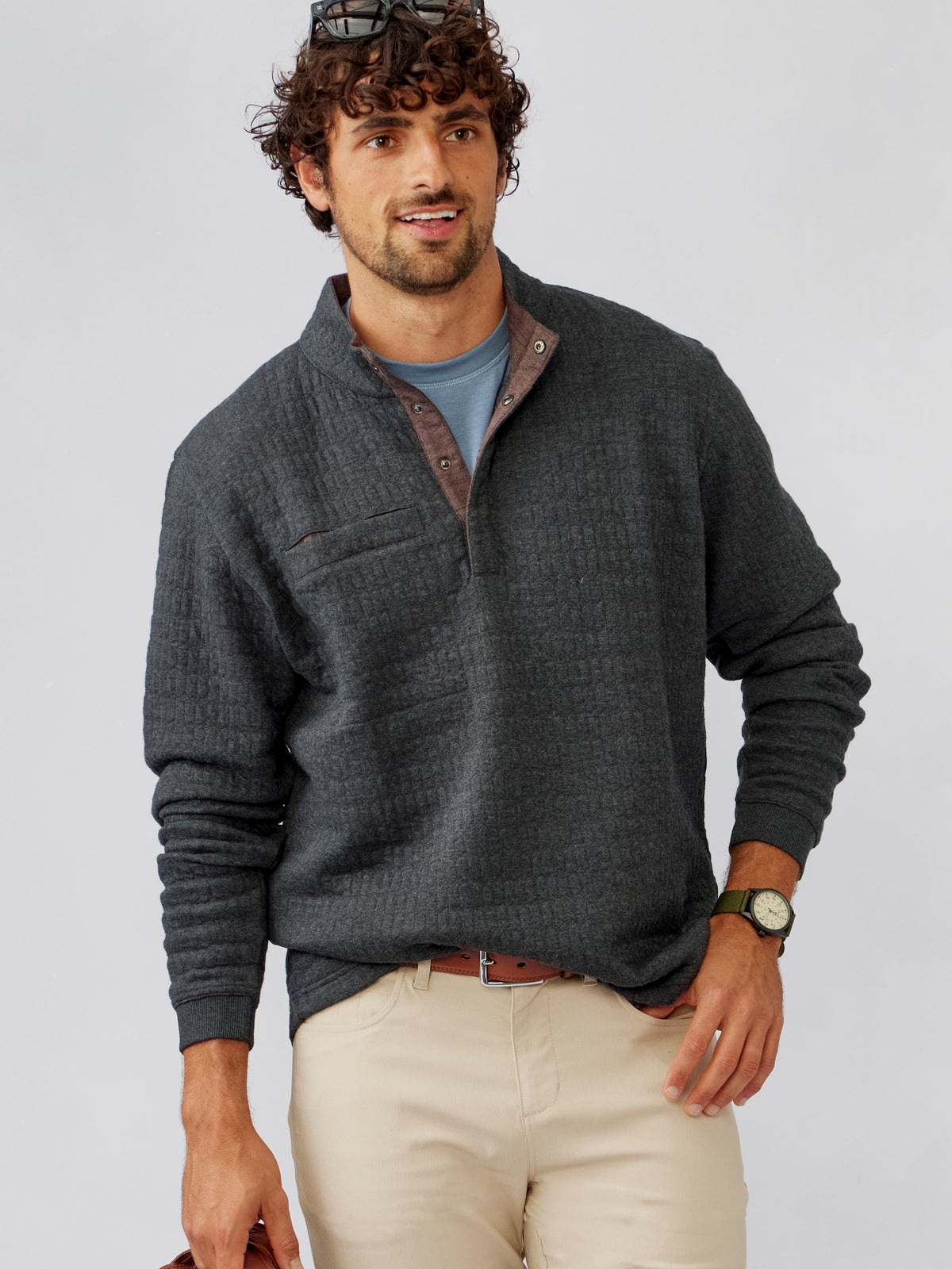 Main Line Quilt Pullover