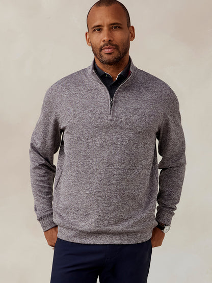 Crest Jacquard Quarter Zip
