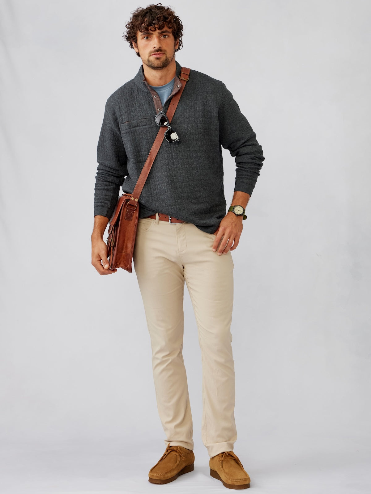 Main Line Quilt Pullover