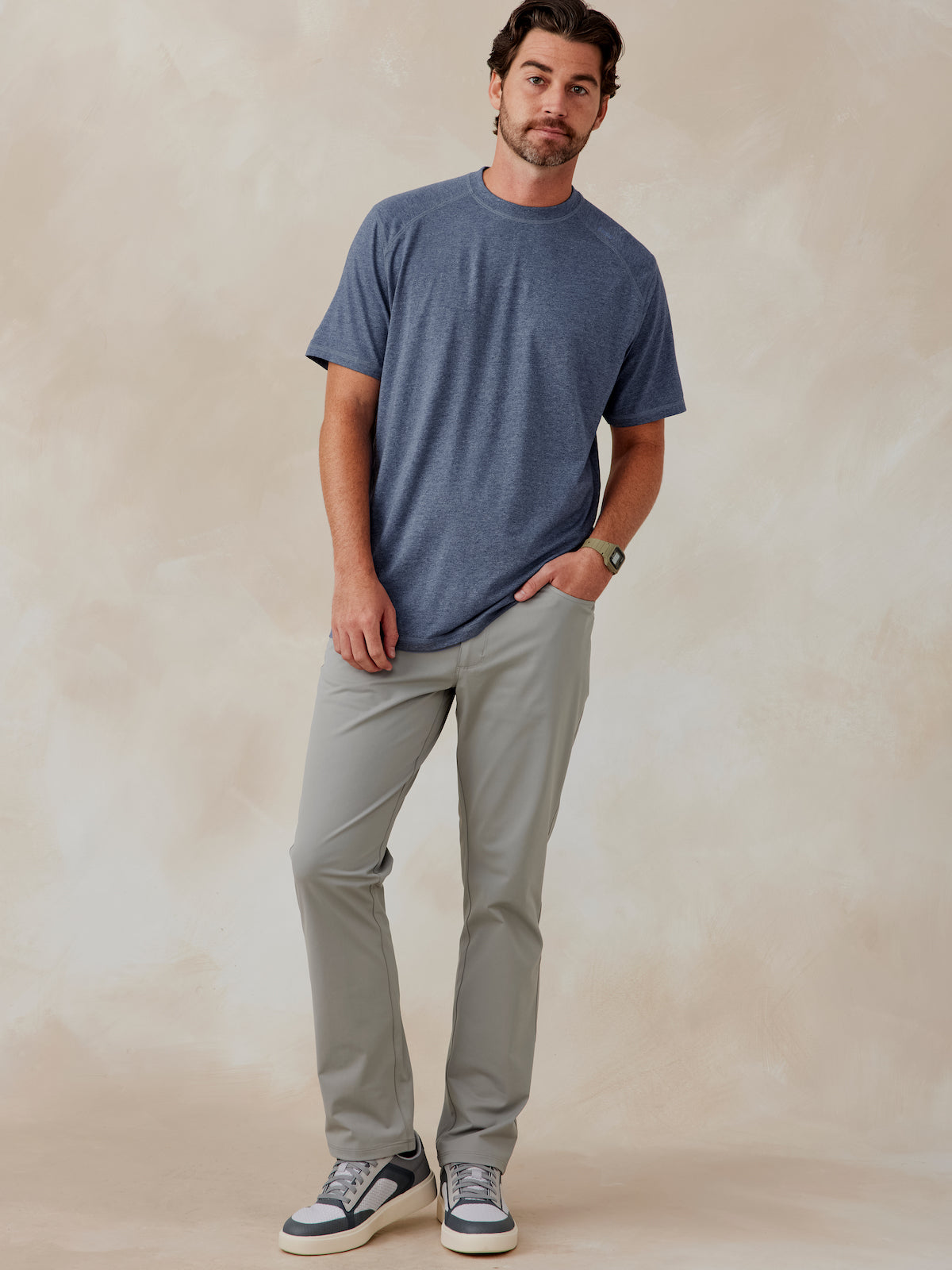 Carrollton T-Shirt Jaspe - Admiral Jaspe