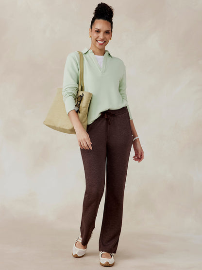 French Terry Polo Sweatshirt