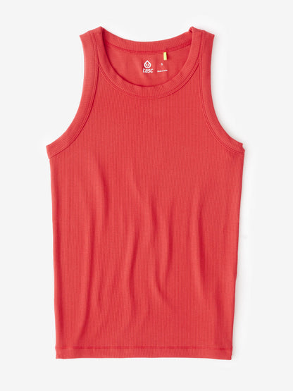 MicroLuxe Rib Tank - Racing Red