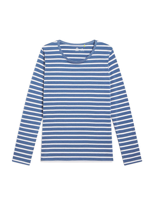 NOLA Long Sleeve T-Shirt - Dusk/White