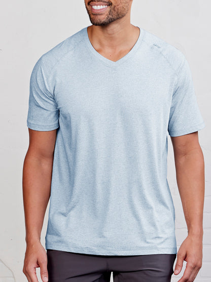 Carrollton V-Neck T-Shirt - Cloud Heather