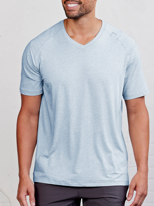 Carrollton V-Neck T-Shirt - Cloud Heather