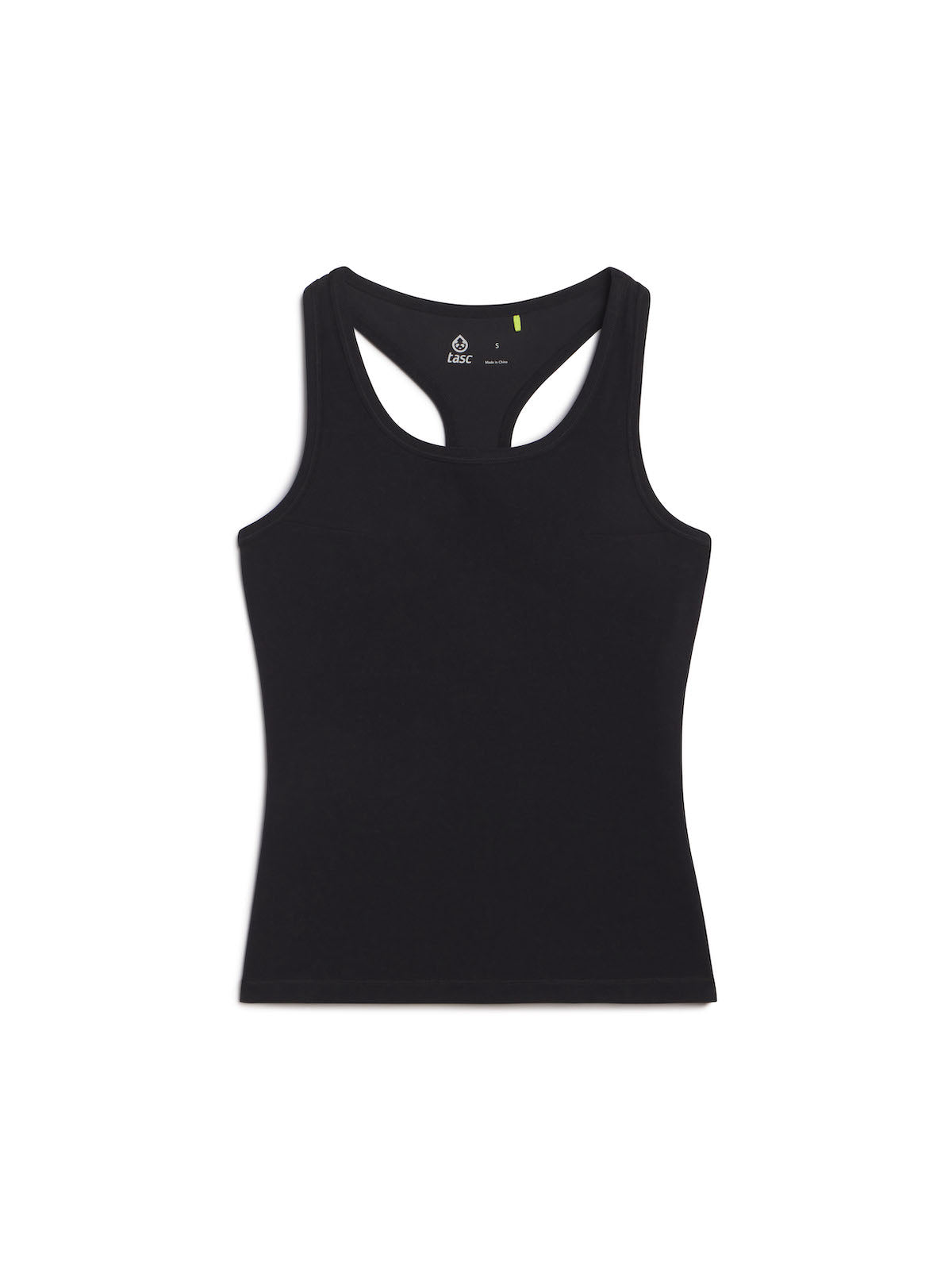 Sculptive Racer Back Tank with Built-in Bra - Black