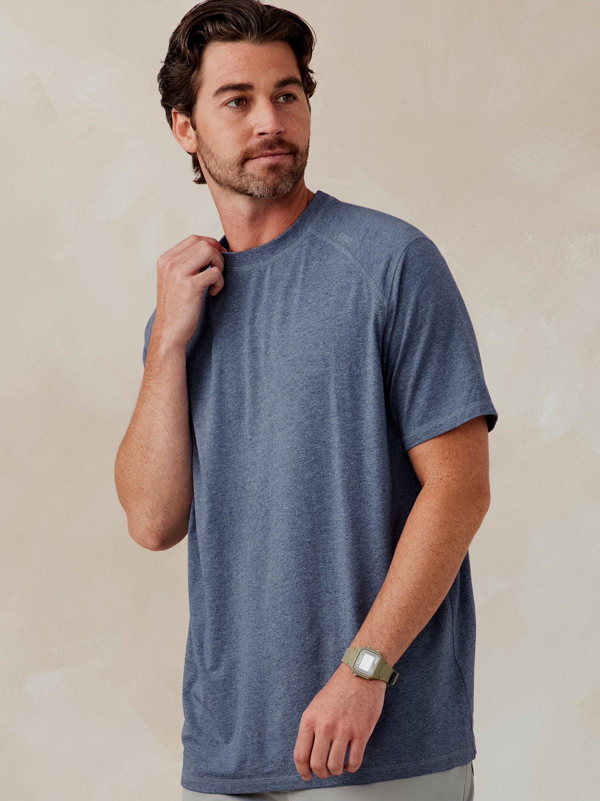 Carrollton T-Shirt Jaspe - Admiral Jaspe