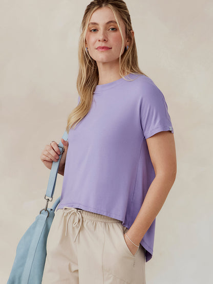 Uptown Luxe Cross Back T-Shirt