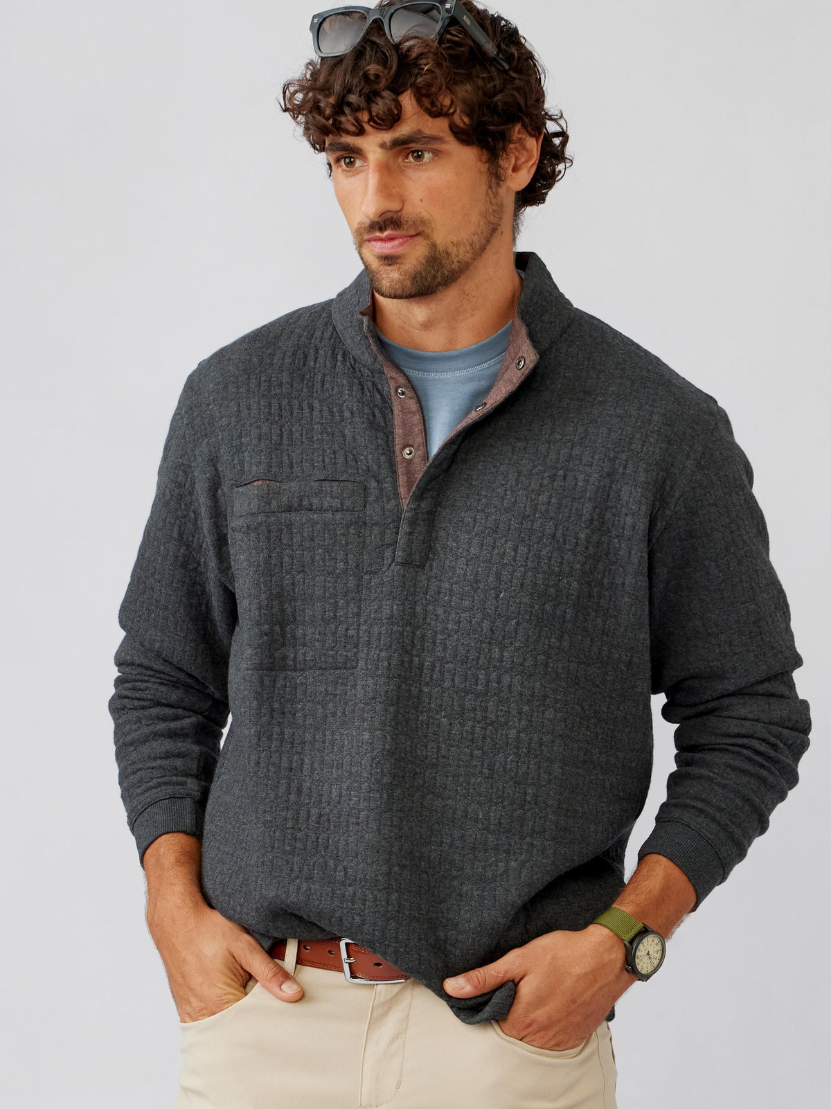 Main Line Quilt Pullover